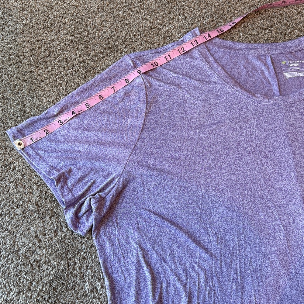 Tek Gear | Purple Short Sleeve Women's Active Tee - Picture 6 of 8